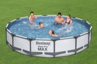 Bestway 56595 BW Каркасный бассейн Steel Pro Max 427х84см, 10220л, фил.-насос 2006л/ч Bestway 56595 BW Каркасный бассейн Steel Pro Max 427х84см, 10220л, фил.-насос 2006л/ч