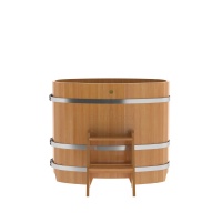 Купель овальная из лиственницы 0,76х1,16 Купель овальная из лиственницы 0,76х1,16