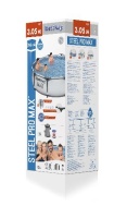 Bestway 56408 BW Каркасный бассейн Steel Pro Max 305х76см, 4678л, фил.-насос 1249л/ч Bestway 56408 BW Каркасный бассейн Steel Pro Max 305х76см, 4678л, фил.-насос 1249л/ч