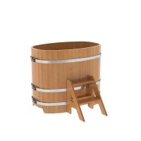 Купель овальная из лиственницы 0,76х1,16 Купель овальная из лиственницы 0,76х1,16