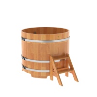 Купель круглая из сращенных ламелей лиственницы  d=1,17 Купель круглая из сращенных ламелей лиственницы  d=1,17