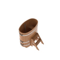 Купель овальная из дуба 0,59х1,06 Купель овальная из дуба 0,59х1,06