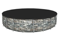 Bestway 56889 BW Каркасный бассейн Power Steel 671x132см "Камень" 40377л, фил.-нас. 9463л/ч, лестн., тент, попл.-доз. Bestway 56889 BW Каркасный бассейн Power Steel 671x132см "Камень" 40377л, фил.-нас. 9463л/ч, лестн., тент, попл.-доз.