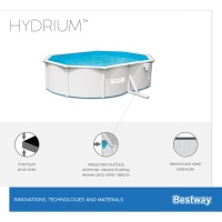 Bestway 56586 BW Стальной бассейн Hydrium 500х360х120см, 16296л, песч.фил.-нас 3028л/ч, лестн, тент, подст, попл.-доз Bestway 56586 BW Стальной бассейн Hydrium 500х360х120см, 16296л, песч.фил.-нас 3028л/ч, лестн, тент, подст, попл.-доз