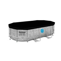 Bestway 56714 BW Каркасный бассейн Power Steel 427х250х100см, "Камень", 7250л, фил.-нас. 2006л/ч, лестн, тент, попл-доз Bestway 56714 BW Каркасный бассейн Power Steel 427х250х100см, "Камень", 7250л, фил.-нас. 2006л/ч, лестн, тент, попл-доз