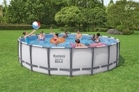 Bestway 561FM BW Каркасный бассейн Steel Pro Max 610x132см, 33240 л, фил.-нас. 9463 л\ч, лестн, тент Bestway 561FM BW Каркасный бассейн Steel Pro Max 610x132см, 33240 л, фил.-нас. 9463 л\ч, лестн, тент