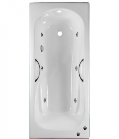 Ванна Castalia Paola 170x75 (с ручками) с гидромассажем