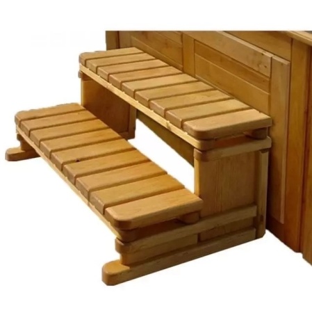 Лестница пластик-дерево для бассейна 4-12 м (Китай), PVC